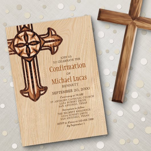 Bestätigung für junge Erwachsene Einladung