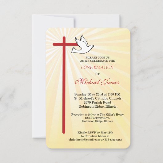 Bestätigung für männliche Cross-Dove Golden Rays (Vorderseite)