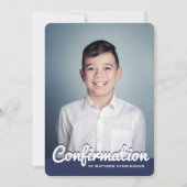 Bestätigung für sein modernes Foto Einladung (Vorderseite)