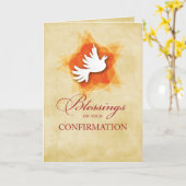 Bestätigung Glückwunsch Glückwunsch Segnung Taube Karte (Gelbe Blume)