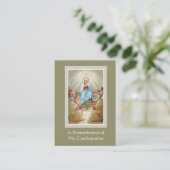 Bestätigung Heiliger Geist | Erinnerungskarten für Visitenkarte (Stehend Vorderseite)