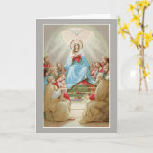 Bestätigung Heiliger Geist Jungfrau Mary Apostles Karte (Gelbe Blume)