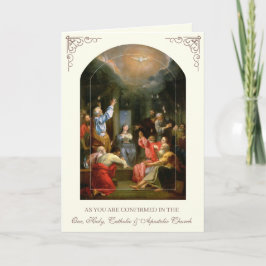 Bestätigung Heiliger Geist Jungfrau Mary Gebet Karte