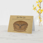 Bestätigung Heiliger Geist | Spirit Glückwunsch Karte (Gelbe Blume)