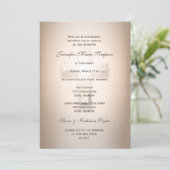 Bestätigung mit dem Glühkreuz Einladung (Stehend Vorderseite)