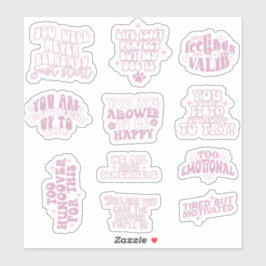 Bestätigung Motivierend Zitat Inspiration Aufkleber