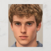 Bestätigung Navy Blue Arch Budget Danke Karte (Rückseite)