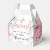 Bestätigung rosa bläserfarbenes silbernes Mädchen Geschenkschachtel (Vorderseite)