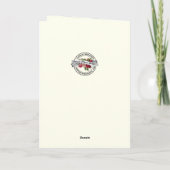 Bestätigung Sacrament Heiliger Geist Weiße Lilien Karte (Rückseite)