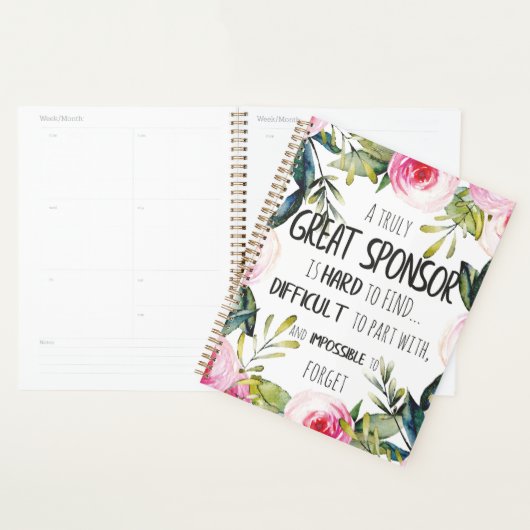 Bestätigung Sponsor Geschenk wirklich Großer Spons Planer (Anzeige)