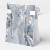 Bestätigung staubblaues Aguatenkreuz Geschenkschachtel (Rückseite)