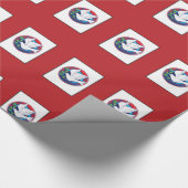 Bestätigung, Taubenfarben, vertikale Geschenkartik Geschenkpapier (Ecke)