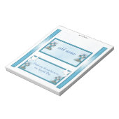 Bestätigung, Taufe Candy Bar Wrapper Gefallen Notizblock (Rotiert)
