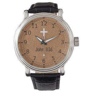 Bestätigungs-Geschenk-Jungen - Bibel-Schrift Armbanduhr