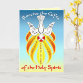 Bestätigungs-Gruß-Karten-Geschenke von Heiliger Karte (Gelbe Blume)