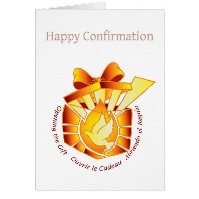 Bestätigungs-Karte (Vorne)