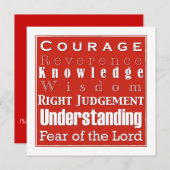 Bestätigungs-Mitteilungs-Einladung Einladung (Vorne/Hinten)