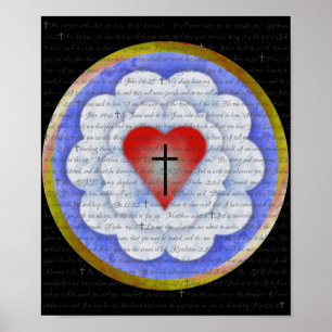 Bestätigungs-Vers-Plakat Poster