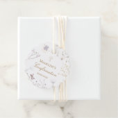 Bestätigungs-Wildblumen bevorzugen Tags Geschenkanhänger (Beispiel)