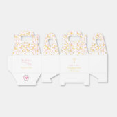 Bestätigungsbox für Rosa und Gold Confetti Geschenkschachtel (Ungefaltet)