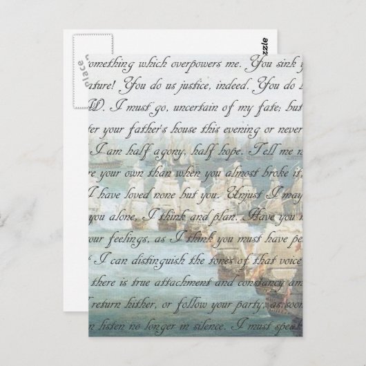 Bestätigungsbrief Postkarte (Vorne/Hinten)