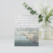 Bestätigungsbrief Postkarte (Stehend Vorderseite)