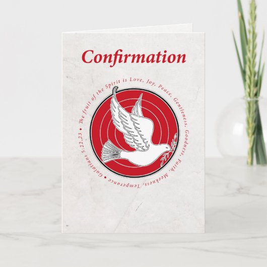 Bestätigungsfrucht des Geistes Karte (Vorderseite)