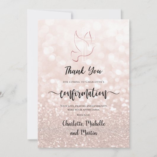 Bestätigungskarte Karte (Vorderseite)