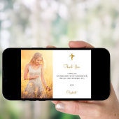 Bestätigungskreuz Foto Dankeschön Karte