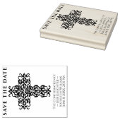 Bestätigungskreuz Save the Date Christlich Gummistempel (Stempel)