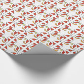 Bestätigungskreuz und Flammen Geschenkpapier (Ecke)