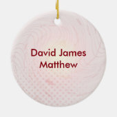 Bestätigungskreuz und Flammen Keramikornament (Hinten)