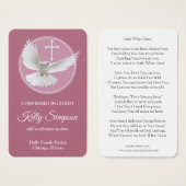 Bestätigungsprayer | White Dove 1 (Vorne & Hinten)