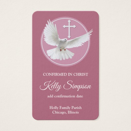 Bestätigungsprayer | White Dove 1 (Vorderseite)