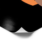 BESTÄTIGUNGSQUOTE MEHRFARBENE RAINBOW-KINDER POSTER (Ecke)