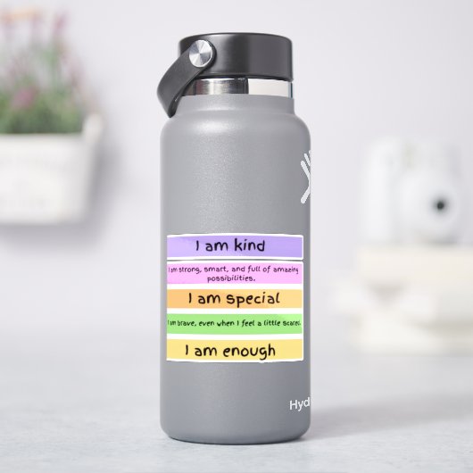 BESTÄTIGUNGSSTICKER AUFKLEBER (HydroFlask)
