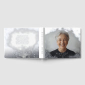 Bestattungsbuch Gästebuch Silberwolken Foil Gästeb (Voll)