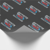 Bestattungsdirektor Postmortem Gefäßchirurg Geschenkpapier (Ecke)