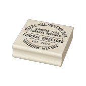 Bestattungsdirektoren Briefmarke Rubber Gummistempel (Stempel)