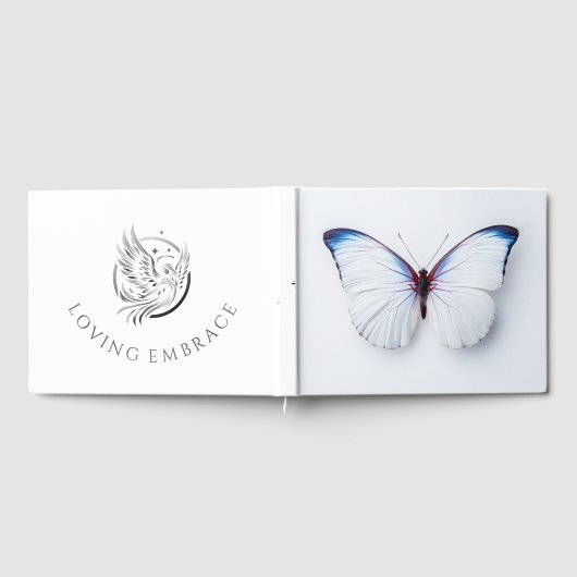 Bestattungsgast-Schmetterling Gästebuch (Voll)