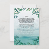 Bestattungskarte Einladung (Rückseite)