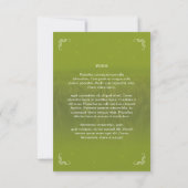 Bestattungskarte Einladung (Rückseite)