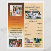 Bestattungsordnung Programmkarte (Rückseite)