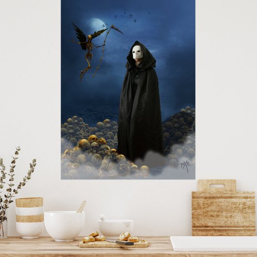 Bestattungspapier Poster (Küche)