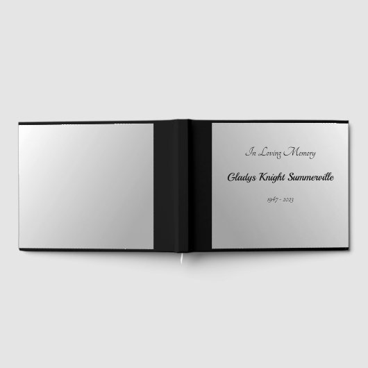 Bestattungsservice Gästebuch | Eternal (Voll)