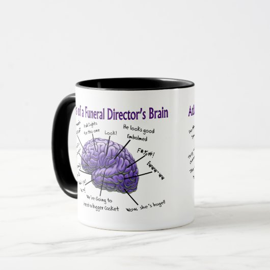 Bestattungsunternehmer-/Leichenbestatter-lustiger Tasse (Vorderseite Links)