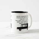 Bestattungsunternehmer-/Leichenbestatter-lustiger Zweifarbige Tasse (VorderseiteRechts)