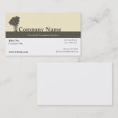 Bestattungsunternehmer-Visitenkarte Visitenkarte (Vorne/Hinten)