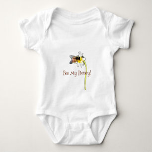 Bestäubende Hummel auf einer Blume angepasst Baby Strampler