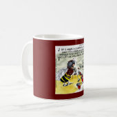 "Bestäuber" Lustige Bienen & Marienkäfer Sänger Kaffeetasse (Vorderseite Links)